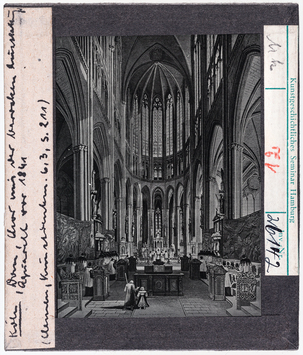 Vorschaubild Köln: Dom, Innres, Aquarell von 1841 